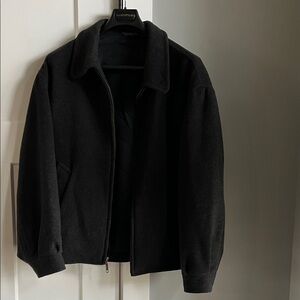 Black Baracuta cashmere blend jacket